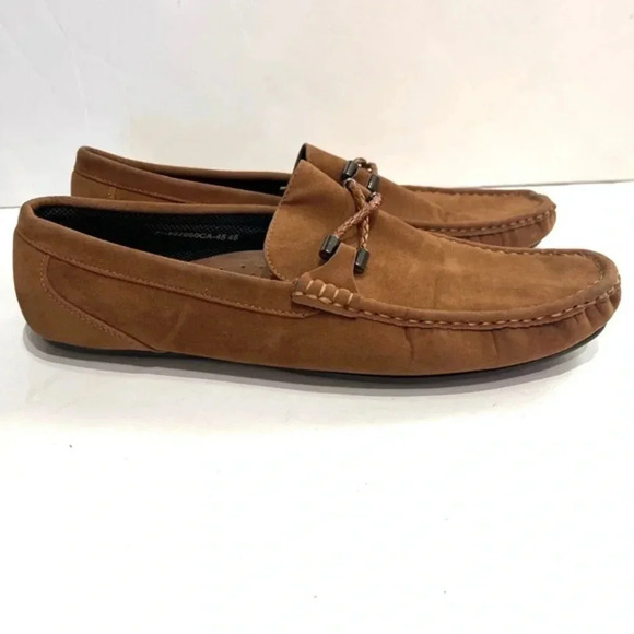 Marutti Mens Driving Shoes in Tan Size 45 EU - Picture 2 of 10